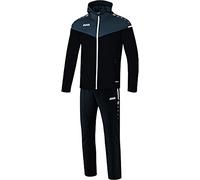 JAKO Women's Champ 2.0 Hooded Presentation Suit, Black/Anthracite, 34