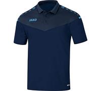 JAKO Women's Champ 2.0 polo, navy/darkblue/skyblue, 44