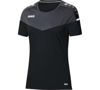 JAKO Women's Champ 2.0 t-shirt, black/anthracite, 40