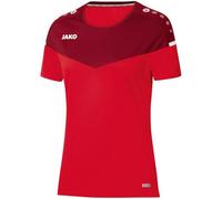 JAKO Women's Champ 2.0 t-shirt, red/wine red, 42