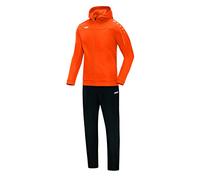 JAKO Women's Classico met Capuchon Pr Presentation Suit, Neon Orange, 40 EU