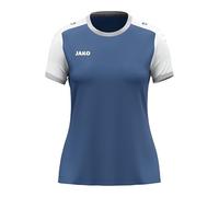 JAKO Women's Dynamic Short Sleeve Jersey, Midnight Blue/White/Light Grey, M