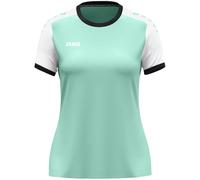 JAKO Women's Dynamic Short Sleeve Jersey, Mint/White/Navy, XL