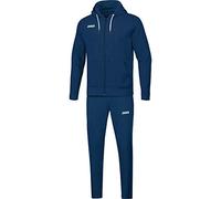 JAKO Women's Jogging Suit Base with Hood, Navy, 42, M9665
