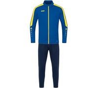 JAKO Women's Polyester Power Tracksuit, Navy/Chilli Red, L