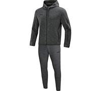JAKO Women's Premium Basics Jogging Suit with Hood, Womens, Jogging suit, M9729, anthrazit meliert, 44 (EU)