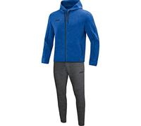 JAKO Women's Premium Basics Jogging Suit with Hood, Womens, Jogging suit, M9729, royal meliert, 42