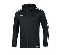 JAKO Women's Striker 2.0 Hooded Jacket, Black/White, 40