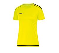 JAKO Women's Striker 2.0 Ka jersey, neon yellow/black, 34