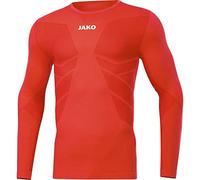 Jako Women's Underwear Long Sleeve Jersey, Size 2XL, Flame Orange