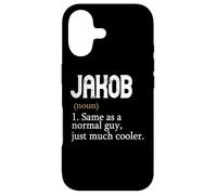 JAKOB Same As A Normal Guy Just Much Cooler Personalized Case for iPhone 17