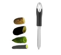 Jalapeno Chili Pepper Corer Stainless Steel Zucchini Cucumber Corers Special Kitchen Gadgets With Serrated Edge Easy Remove The Seeds Of Your Veggies