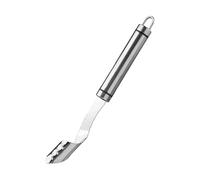 Jalapeno Pepper Corer Tool and Knife 2 in 1 - Stainless Steel Jalapeno Corer Tool with Handle - Pepper Corer and Deseeder for Seed - Pepper Seed Corer Remover Tool with Serrated Slice