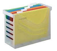 Jalema Atlanta Silky Touch Office Box Complete with 5 Files - White