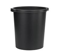 Jalema by Djois Re-Solution Round Stackable Wastepaper Bin, 330mm x 315mm, 18 litres, Black