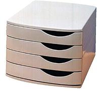 Jalema 4 Drawer Desktop Set Grey A6862-541