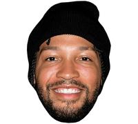 Jalen Brunson (Smile) Celebrity Mask, Flat Card Face, Fancy Dress Mask