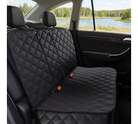 JALILAN 1 Pack Car Rear Seat Cover Protector for Skoda Octavia Limousine 3 (III) 5E I 2012-2020, Waterproof Quilted Pet Dog Seat Mat with Premium Materials, Black