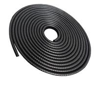 JALILAN 33FT(10M) Car Door Edge Guards for Audi A6 Limousine C8 4K I 2018-2024 U Shape Rubber Trim Anti-Collision Seal Protection Strip with Internal Metal Clips Black