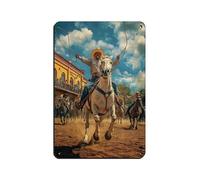 Jalisco Rodeo Tin Sign Vintage Metal Pub Club Cafe Bar Home Wall Art Decoration Poster Retro 8x12inch(20x30cm)