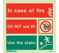 Jalite Do Not Use Lift Sign - 6434C - Rigid PVC
