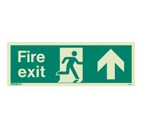 Jalite Fire Exit Forward Sign - Progress Forward from Here 436T - Rigid PVC