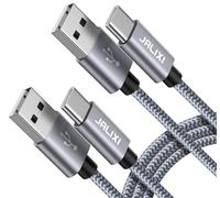 JALIXI USB C Cable 1.8m/6ft, Pixel Charger Lead Fast Charging Nylon for Pixel 9 9a 9 Pro, 8 8a, 7 7a, 6 6a, for iPad 10th Generation, Grey