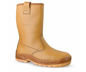 Jallatte J0266 Jalaska Tan Leather Rigger Boots Mens Womens Steel Toe Size 3-13