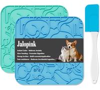 Jalopink Lick Mat for Dog with Suction Cup for Slow Feeding, Keep Them Busy, Anxiety Relief, Pet Licking Mat for Large/Small Dogs, Cats, Puppy - Dog Lick Mat for Bath Time, Grooming & Training