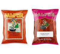 Jalpur Miller’s Chilli Powder & Paprika Powder Combo Pack 200 g | Hot Red Chilli Powder 100 g + Mild Paprika Powder 100 g | Indian Spice Duo for Curries, Marinades, BBQ, Grilling & Seasoning