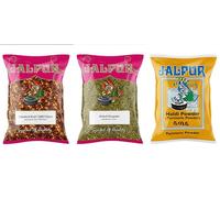 Jalpur Miller’s Premium Spice Combo Pack | Crushed Red Chilli Flakes, Oregano, Turmeric Powder | Assorted Cooking Spices for Pizza, Pasta, & Everyday Seasoning | 3 Pack Value Set