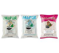 Jalpur Millers Flour Combo - Millet flour (Bajri) 1kg, Sorgham flour 1kg, Amaranth Seeds flour 500g | 3-Pack | High-Fiber, Combo for Baking, Rotis, and Healthy Recipes