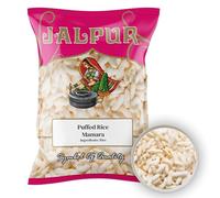 JALPUR MILLERS Mamra Puffed Rice 500g - Light & Crunchy Indian Snack, Perfect for Breakfast, Bhel & Healthy Snacking - Natural, High-Fibre, Freshly Packed for Authentic Taste & Quality