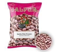 JALPUR MILLERS Premium Jumbo Pink Peanuts 1kg - Whole Raw Peanuts, High-Protein Snack, Ideal for Roasting, Baking, and Making Peanut Butter - Natural, Vegan-Friendly, Rich in Fibre, Freshly Packed