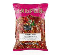 JALPUR MILLERS Red Mukhwas 100g - Traditional Indian Mouth Freshener, Sweet & Crunchy Digestive Mix with Fennel, Anise & Seeds - Ideal After-Meal Snack, Natural and Authentic Flavour, Premium Quality
