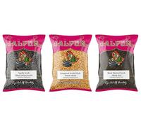 Jalpur Millers Spice Combo Pack - Black Onion Seeds 100g, Fenugreek Seeds 100g & Black Mustard Seeds 500g (3 Pack) | Authentic Flavour Trio | Freshly Packed Premium Spices for Cooking & Seasoning