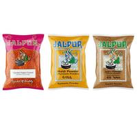 Jalpur Millers Spice Combo Pack - Cayenne Pepper Powder 100 g, Turmeric Powder 100g, Cumin Powder 100g - Authentic Ground Indian Spices for Cooking, Curry, Seasoning & Everyday Kitchen Use