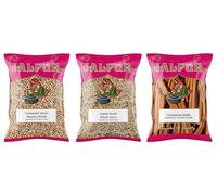 Jalpur Millers Spice Combo Pack - Coriander Seeds, Cumin Seeds & Cinnamon Quills 100g - Premium Whole Spices for Indian Cooking, Curry