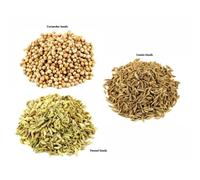 Jalpur Millers Spice Combo Pack - Cumin Seeds 100g - Coriander Seeds 100g - Fennel Seeds 100g (3 Pack)