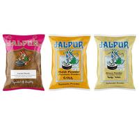 Jalpur Millers Spice Combo Pack - Garam Masala powder 100g, Turmeric Powder 100g & Coriander Powder 100 g | Essential Indian Spice Mix | Freshly Packed | Jalpur Branded (3 Pack)