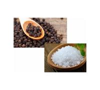 Jalpur Millers Spice Combo Pack - Sea Salt Coarse 200g - Whole Black Peppercorns 100g (2 Pack)