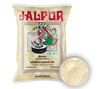 JALPUR MILLERS Stone Ground Gram Flour (Besan) 1kg - Chickpea Flour Milled from Quality gram - for Savoury & Sweet Recipes Like Pakoras, Bhajis, Laddoos & Baking - Protein-Rich for Authentic Cooking