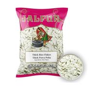 Jalpur Millers Thick Rice Flakes - Thick Pawa Poha - Flattened Rice 1.5kg (Pack of 2) | Authentic Indian Cuisine Ingredient | Vegetarian Friendly | Ideal for Breakfast Dishes, Chivda & Namkeen Snacks