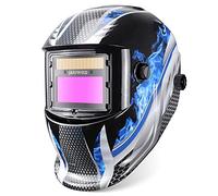 JALUWELD Auto Darkening Welding Helmet Adjustable Welding Mask Battery & Solar Powered Welders Helmet DIN9-13 Shade Welders Mask Arc Tig Mig Grinding