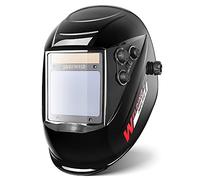 JALUWELD True Color Auto Darkening Welding Helmet Adjustable Large View Welding Mask 4 Arc Sensor Solar Powered Welders Helmet DIN5-9/9-13 Shade Welders Mask Arc Tig Mig Grinding