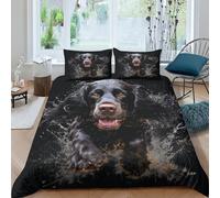 JALYKA English Cocker Spaniel 3D Printed Duvet Cover Set 3 Pieces Bed Duvet Set Soft Microfiber with Zipper Closure，Pillowcases for Teens And Adults Double（200x200cm）