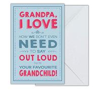 Jam And Toast Father's Day Card For Grandpa, Humorous Grandpa Father's Day Card, From Your Favourite Grandchild, Emotional Rescue, 159x235 Multi, FDW713