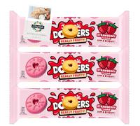 Jam Biscuit Bundle with Jammie Dodger Really Fruity 140g 3 Pack + Brightdale Kitchen Booklet