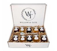 Jam Gift Set - Mini Jam and Preserves Collection with Marmalade - Luxury Gift Hamper for Women and Men - 10 Small Jars Selection with Heart Spoon Gift Box