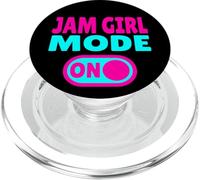 Jam Girl Mode ON - Music Lover PopSockets PopGrip for MagSafe